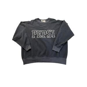 🥤 Vintage 90s Pepsi Embroidered Crewneck Sweatshirt Size XL